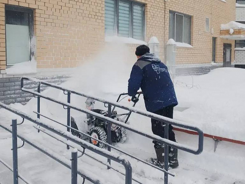 Аномальный снегопад в Казани